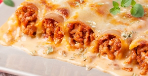 Recheio para o preparo de cannelloni com a Massa Itamassas (Carne cozida) 